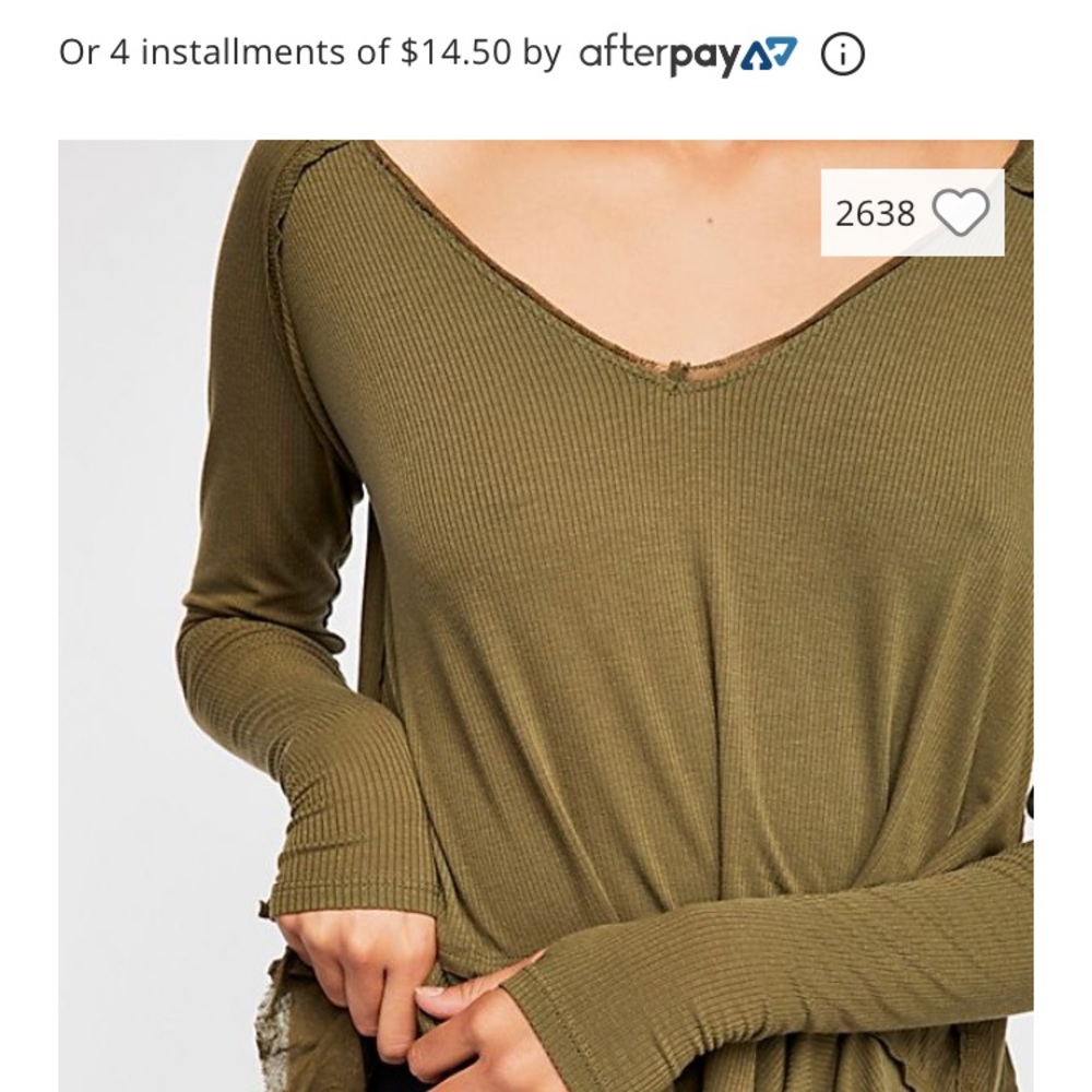 Free People Tangerine Top
